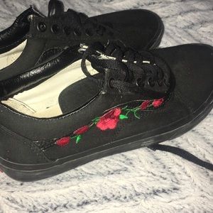 Custom rose vans